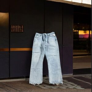 AGOLDE Blue Women’s Jeans very 90s aesthetic Button Down Fly Distressed